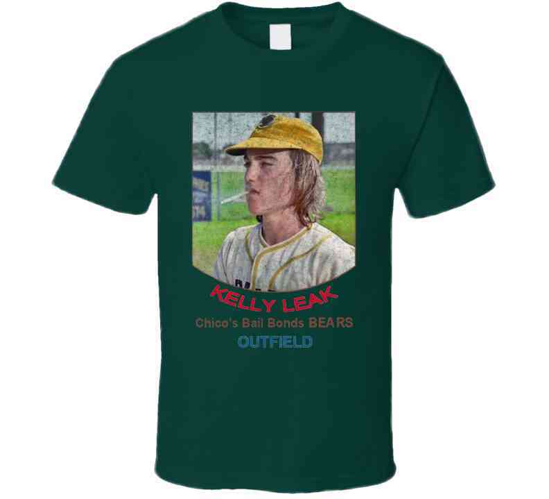 Kelly Leak Baseball Card Bad News Bears Cool T Shirt