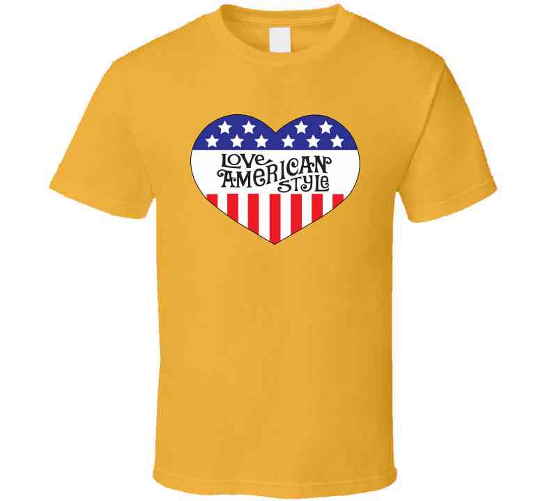 Love American Style Retro 60s 70s Popular Tv Show Cool T Shirt