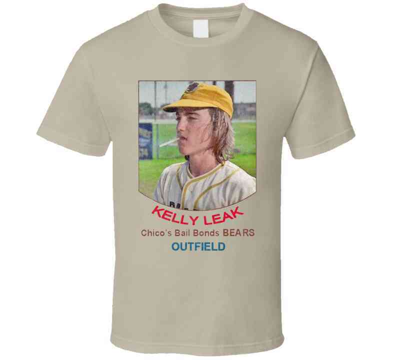 Kelly Leak Baseball Card Bad News Bears Cool T Shirt