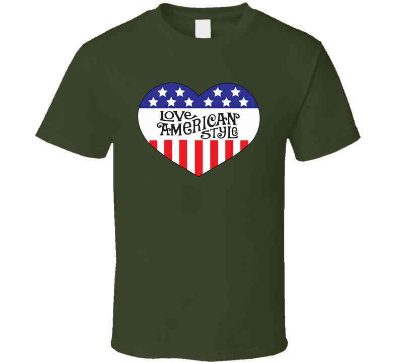 Love American Style Retro 60s 70s Popular Tv Show Cool T Shirt