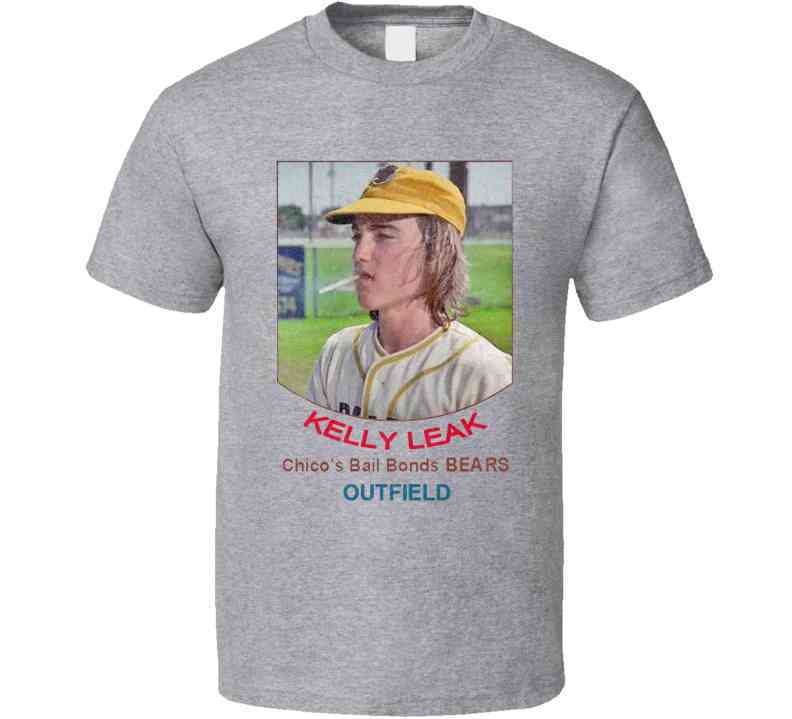 Kelly Leak Baseball Card Bad News Bears Cool T Shirt