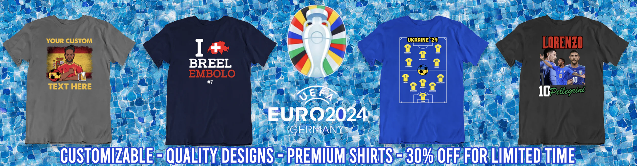 Get Ready for Euro Cup 2024 with the Best Team Shirts! – California T Shop