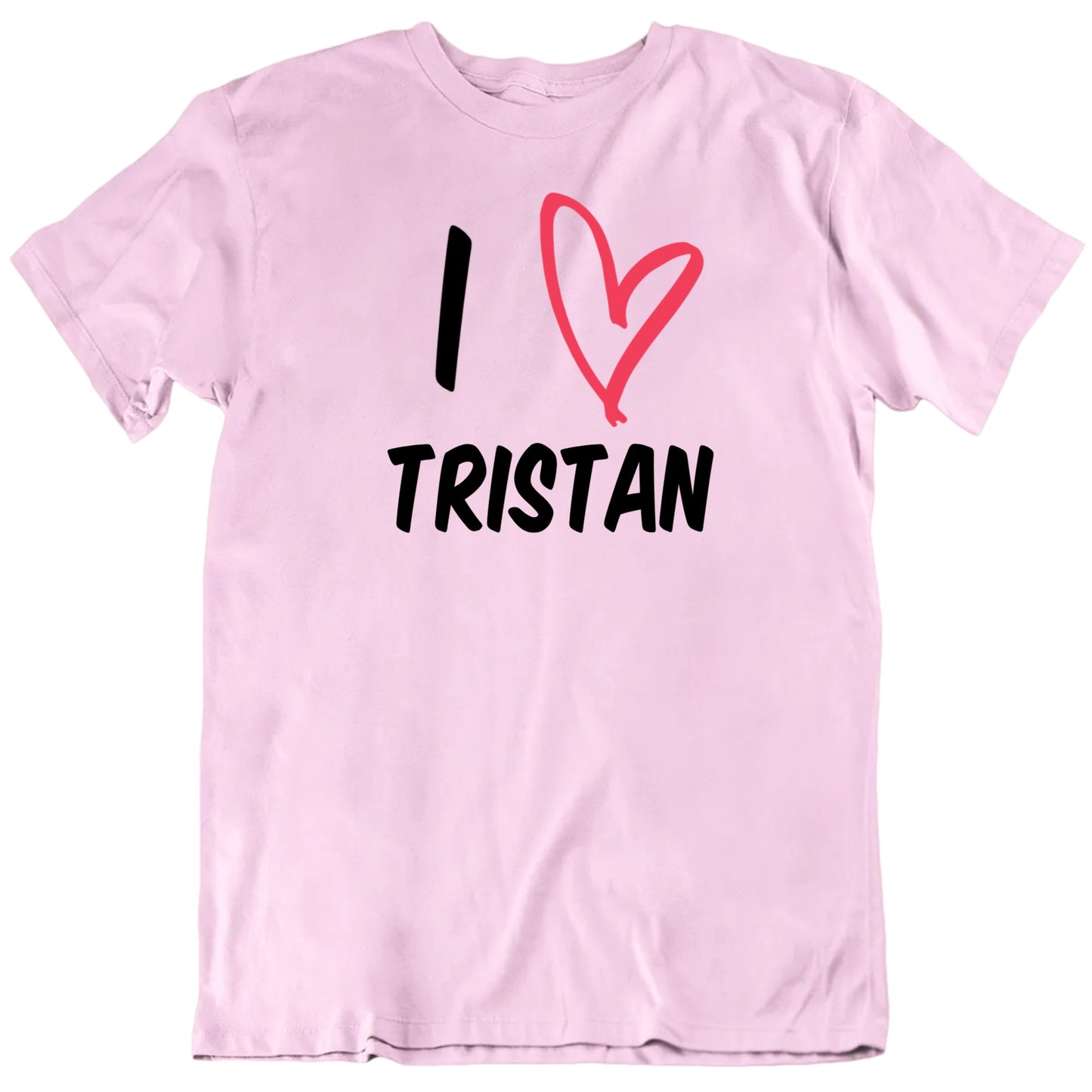 Customizable I Heart Love Custom Name Personalized Premium Quality Unisex Valentine Gift T Shirt