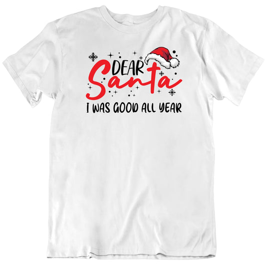 Customizable Dear Santa Letter Custom Text Personalized Premium Quality Unisex Gift T Shirt