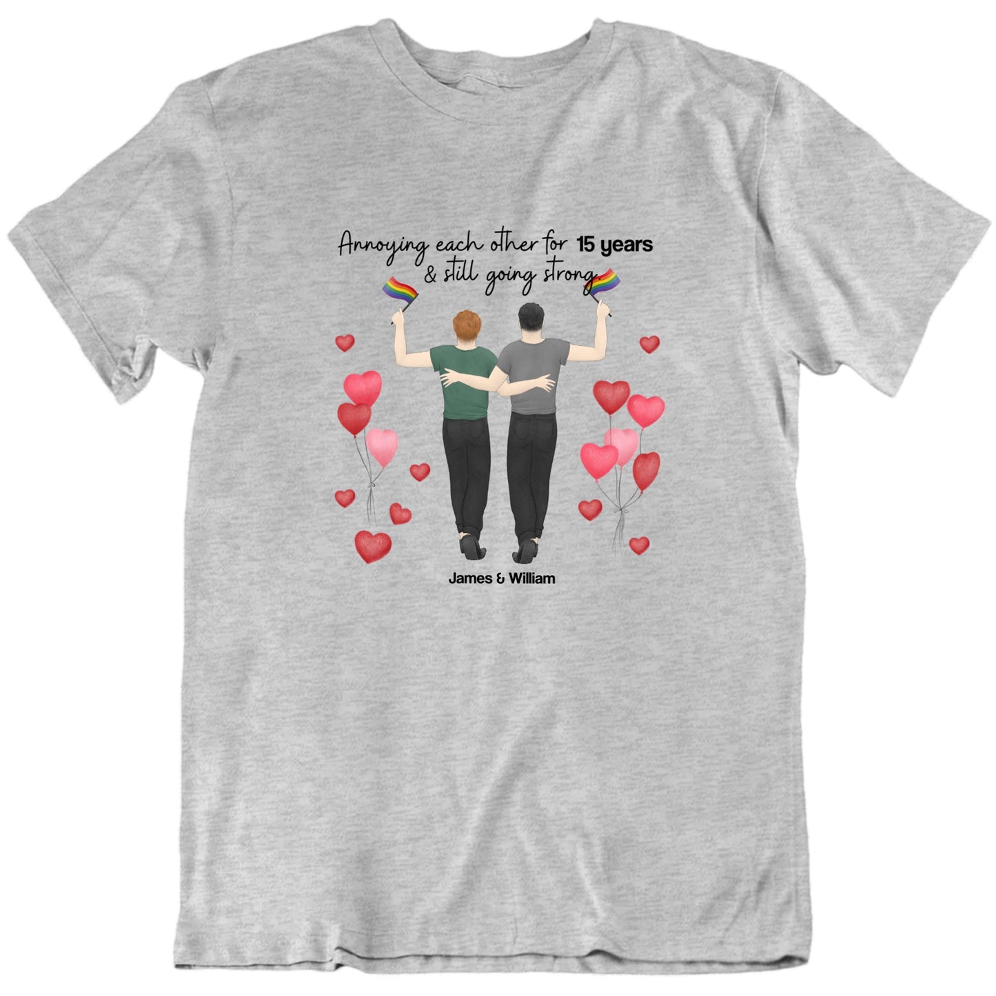 Annoying Each Other For Custom Years And Names Valentine's Day T shirt