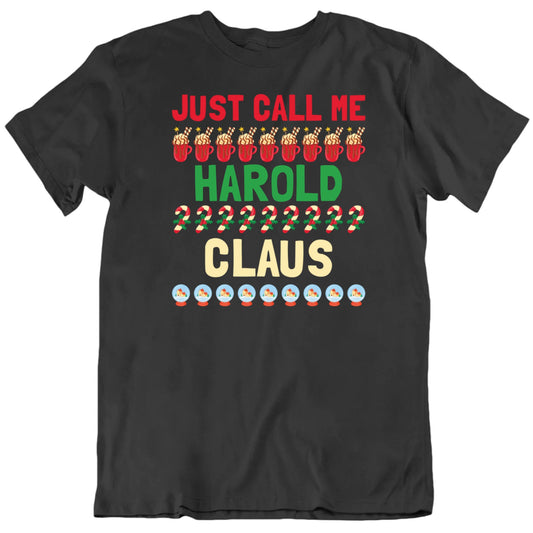 Customizable Just Call Me Claus Custom Name Personalized Premium Quality Unisex Christmas Gift T Shirt