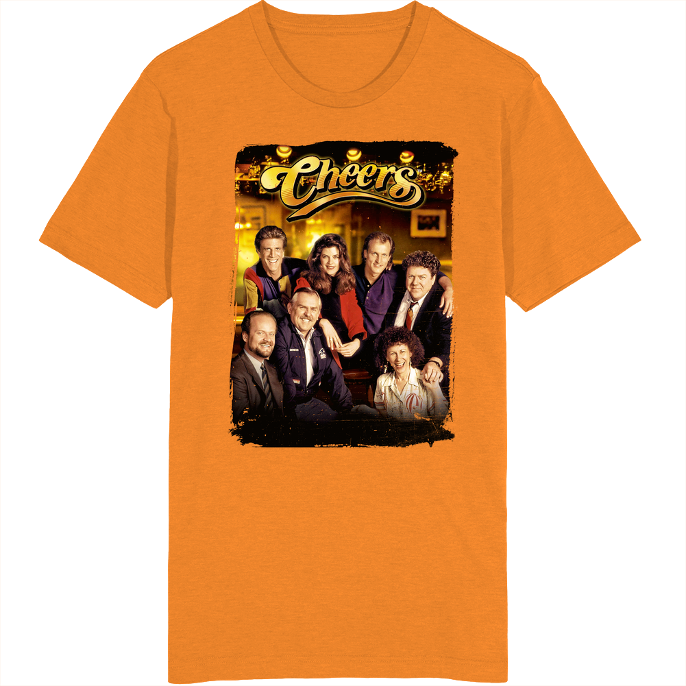 Cheers 80s Tv Series Show Worn Look Vintage Unisex Cool T Shirt