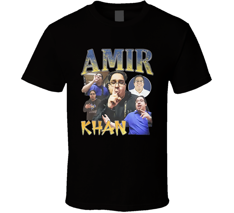 Amir Khan Rap Style T Shirt