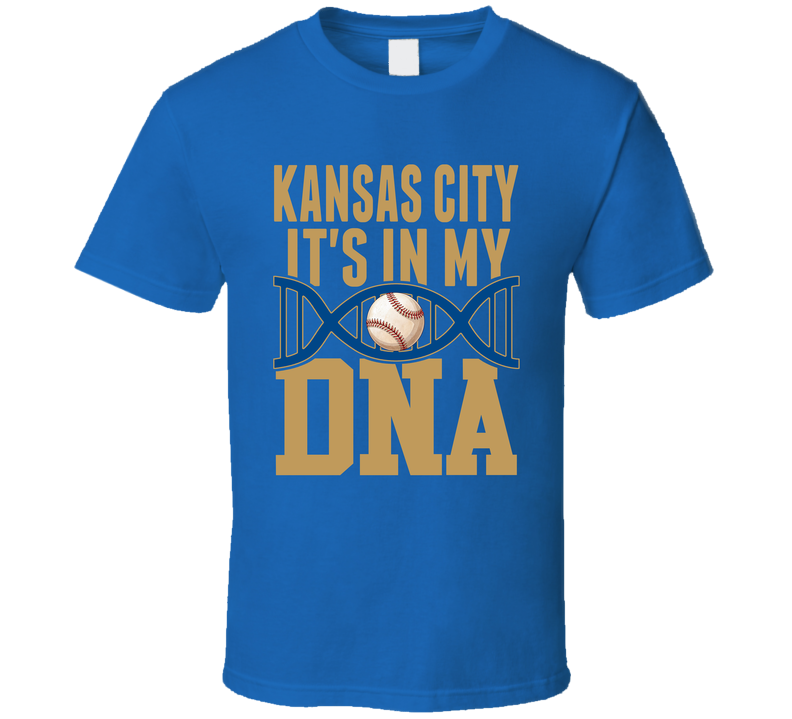 It&#039;s In My Dna Kansas City Baseball Fan T Shirt
