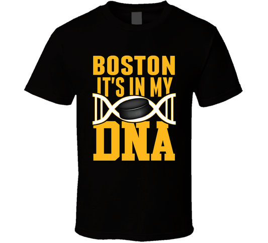 It&#039;s In My Dna Boston Hockey Fan T Shirt