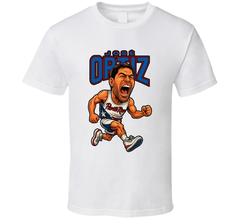 Jose Ortiz Caricature Fan T Shirt