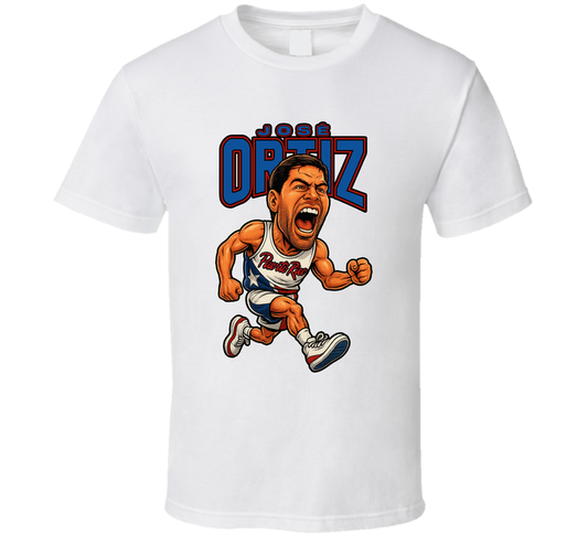 Jose Ortiz Caricature Fan T Shirt