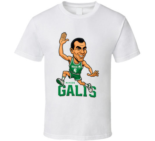 Nikos Galis Caricature Fan T Shirt