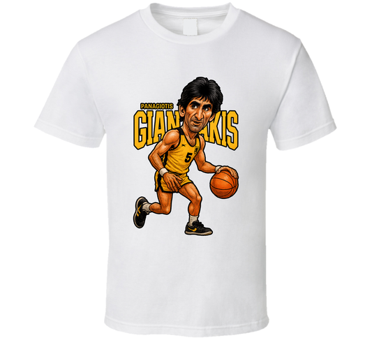 Panagiotis Giannakis Caricature Fan T Shirt