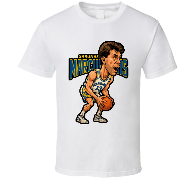 Sarunas Marciulionis Caricature Fan T Shirt