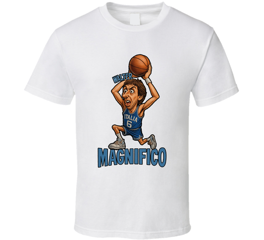 Walter Magnifico Caricature Fan T Shirt