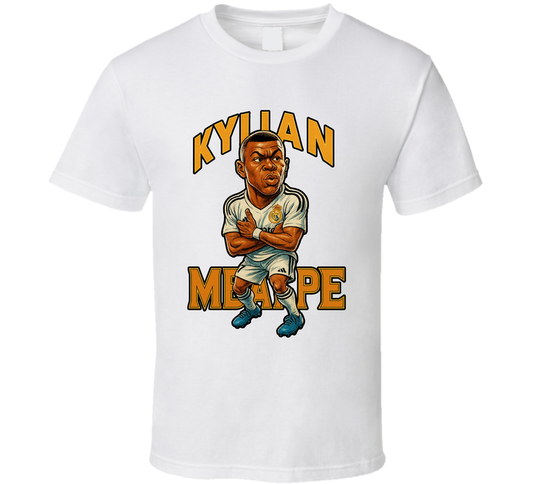 Kylian Mbappe Caricature Fan T Shirt