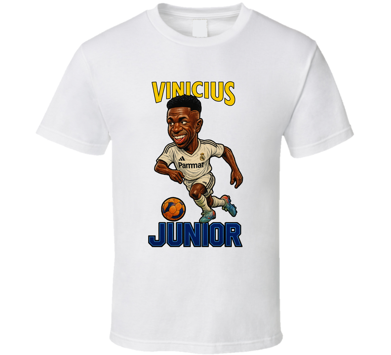 Vinicius Junior Caricature Fan T Shirt