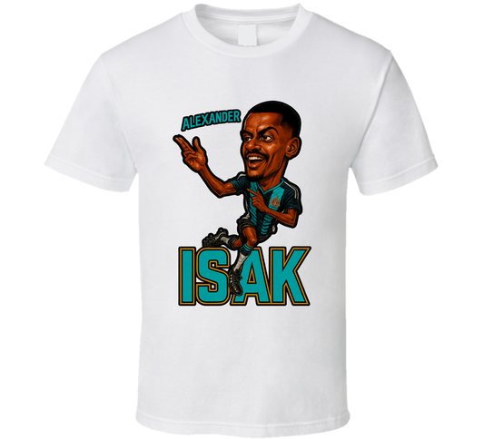 Alexander Isak Caricature Fan T Shirt