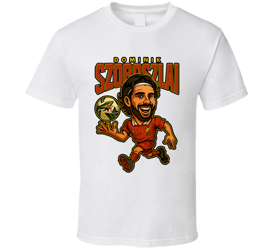Dominik Szoboszlai Caricature Fan T Shirt