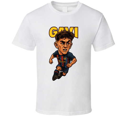 Gavi Caricature Fan T Shirt