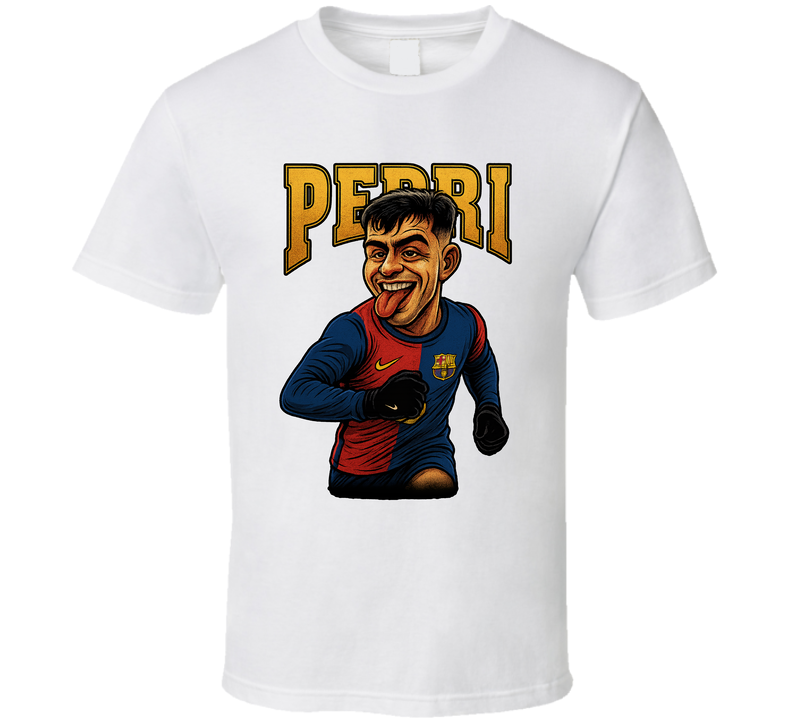 Pedri Caricature Fan T Shirt