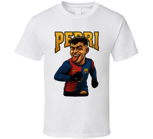 Pedri Caricature Fan T Shirt