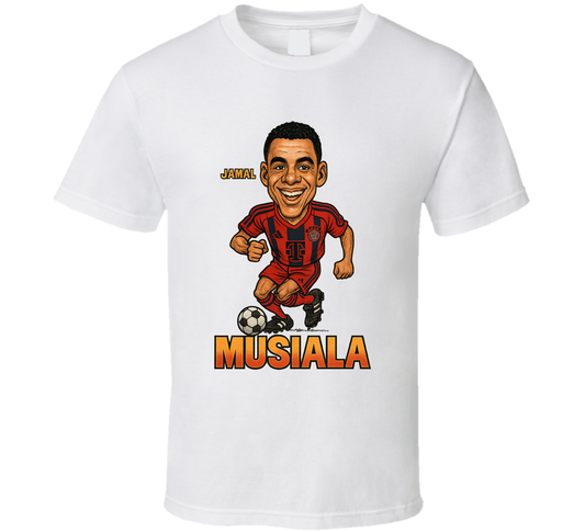 Jamal Musiala Caricature Fan T Shirt