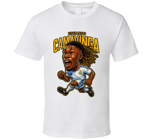 Eduardo Camavinga Caricature Fan T Shirt