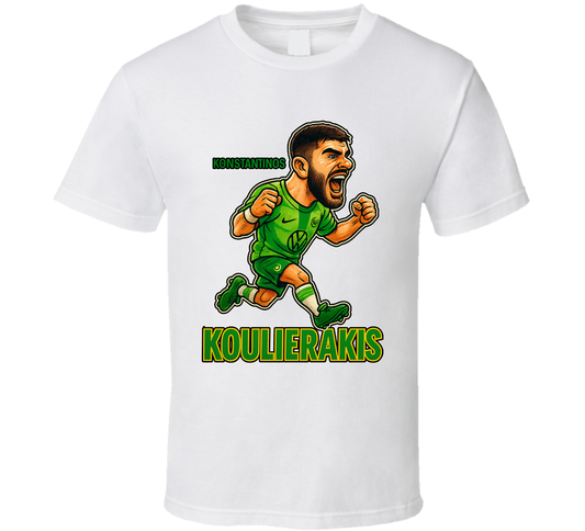 Konstantinos Koulierakis Caricature Fan T Shirt