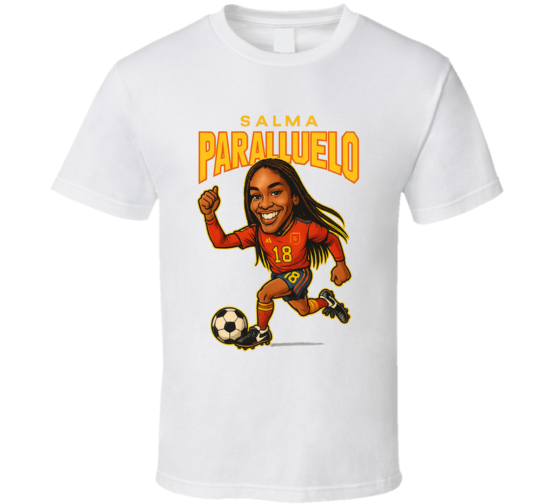 Salma Paralluelo Caricature Fan T Shirt