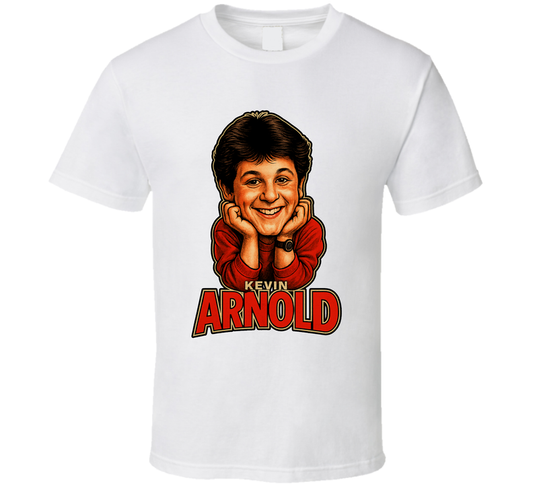 Kevin Arnold The Wonder Years Tv Series Caricature Fan T Shirt