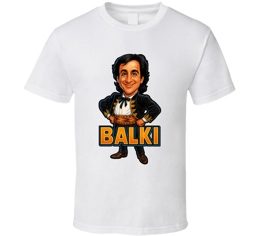 Balki Bartokomous Perfect Strangers Tv Series Caricature Fan T Shirt