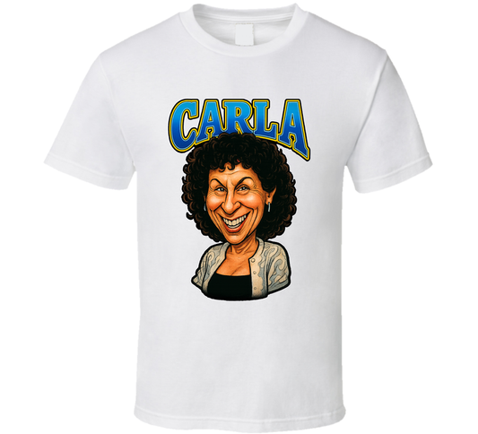 Carla Tortelli Cheers Tv Series Caricature Fan T Shirt