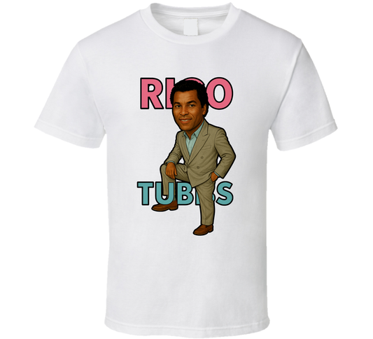 Rico Tubbs Miami Vice Tv Series Caricature Fan T Shirt