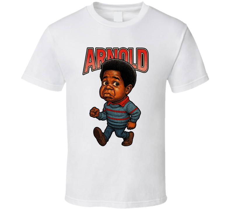 Arnold Jackson Diff&#039;rent Strokes Tv Series Caricature Fan T Shirt