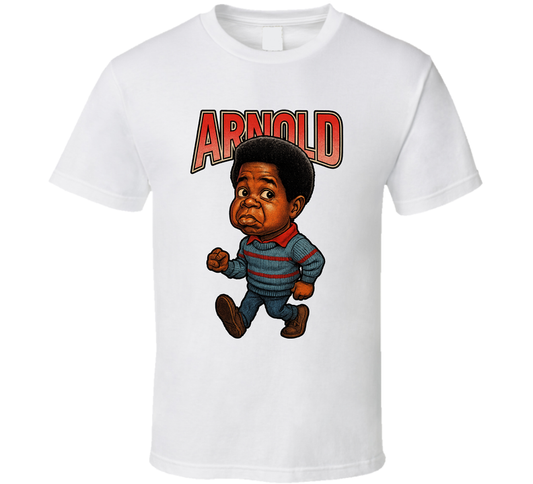Arnold Jackson Diff&#039;rent Strokes Tv Series Caricature Fan T Shirt