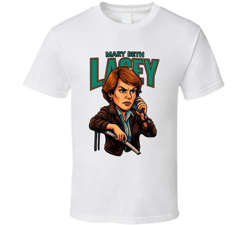 Mary Beth Lacey Cagney And Lacey Tv Series Caricature Fan T Shirt