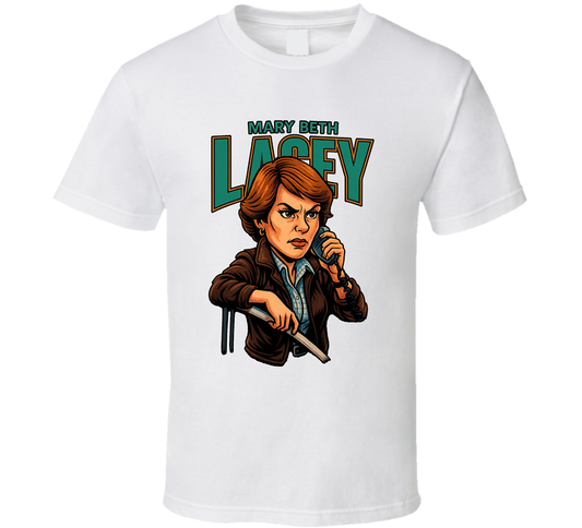 Mary Beth Lacey Cagney And Lacey Tv Series Caricature Fan T Shirt