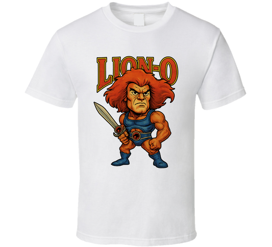 Lion-o Thundercats Cartoon Series Caricature Fan T Shirt