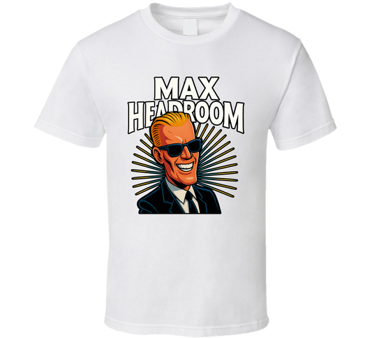 Max Headroom Tv Series Caricature Fan T Shirt