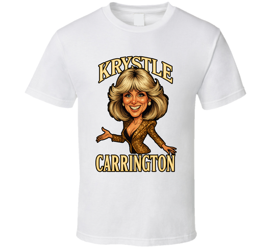 Krystle Carrington Dynasty Tv Series Caricature Fan T Shirt