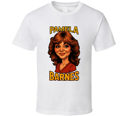 Pamela Barnes Dallas Tv Series Caricature Fan T Shirt
