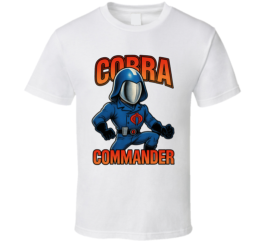 Cobra Commander G.i. Joe Cartoon Series Caricature Fan T Shirt