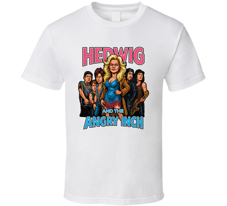 Hedwig And The Angry Inch Fictional Band Caricature Fan T Shirt