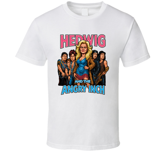 Hedwig And The Angry Inch Fictional Band Caricature Fan T Shirt