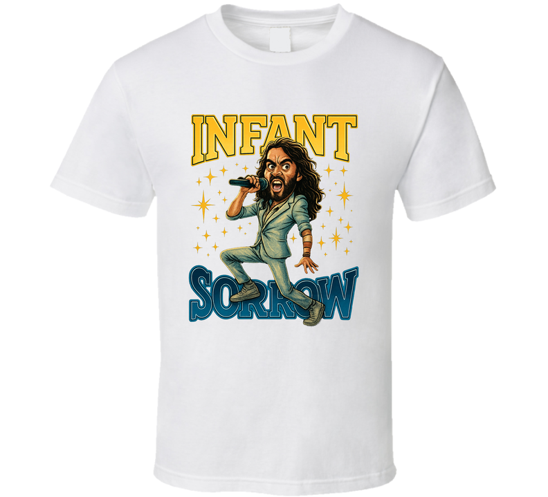 Infant Sorrow Get Him To The Greek Fictional Band Caricature Fan T Shirt