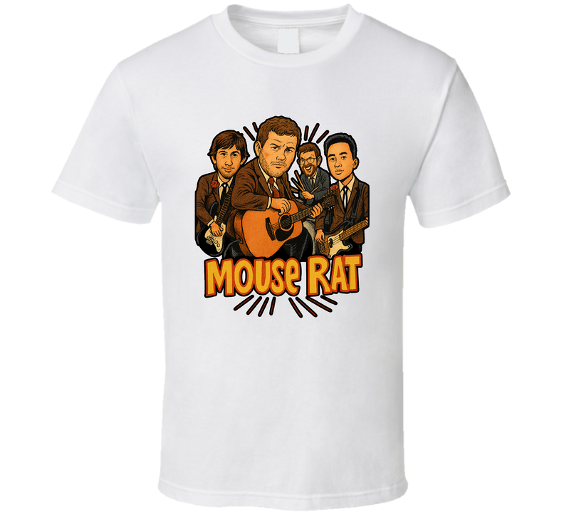 Mouse Rat Parks And Recreation Fictional Band Caricature Fan T Shirt