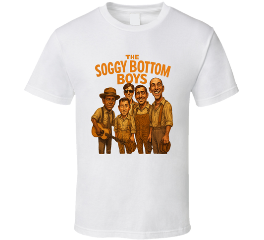 The Soggy Bottom Boys O Brother, Where Art Thou Fictional Band Caricature Fan T Shirt
