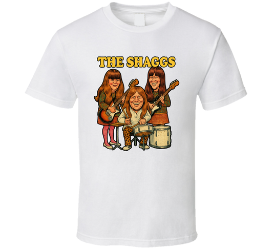 The Shaggs Fictional Band Caricature Fan T Shirt
